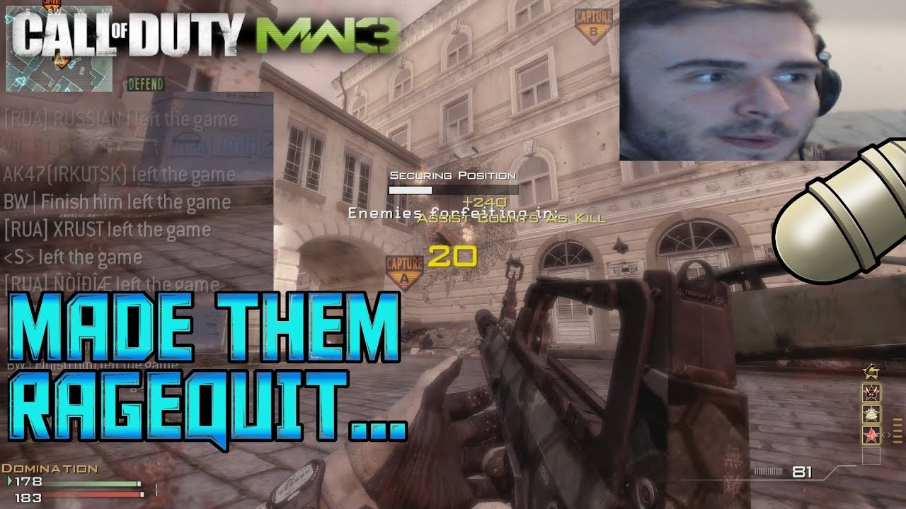 MADE A FULL PARTY OF RUSSIANS RAGE QUIT TWICE W/ MOABS! (Whilst on their host)