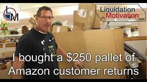I bought a $250 pallet of Amazon customer returns - unboxing video