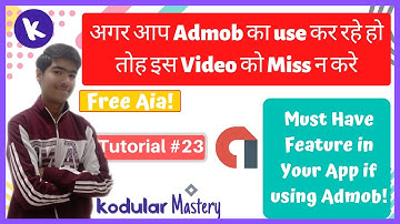 #23 How to Dynamically Control Ads Visibility in Kodular App | Control Admob CTR | Admob Earning
