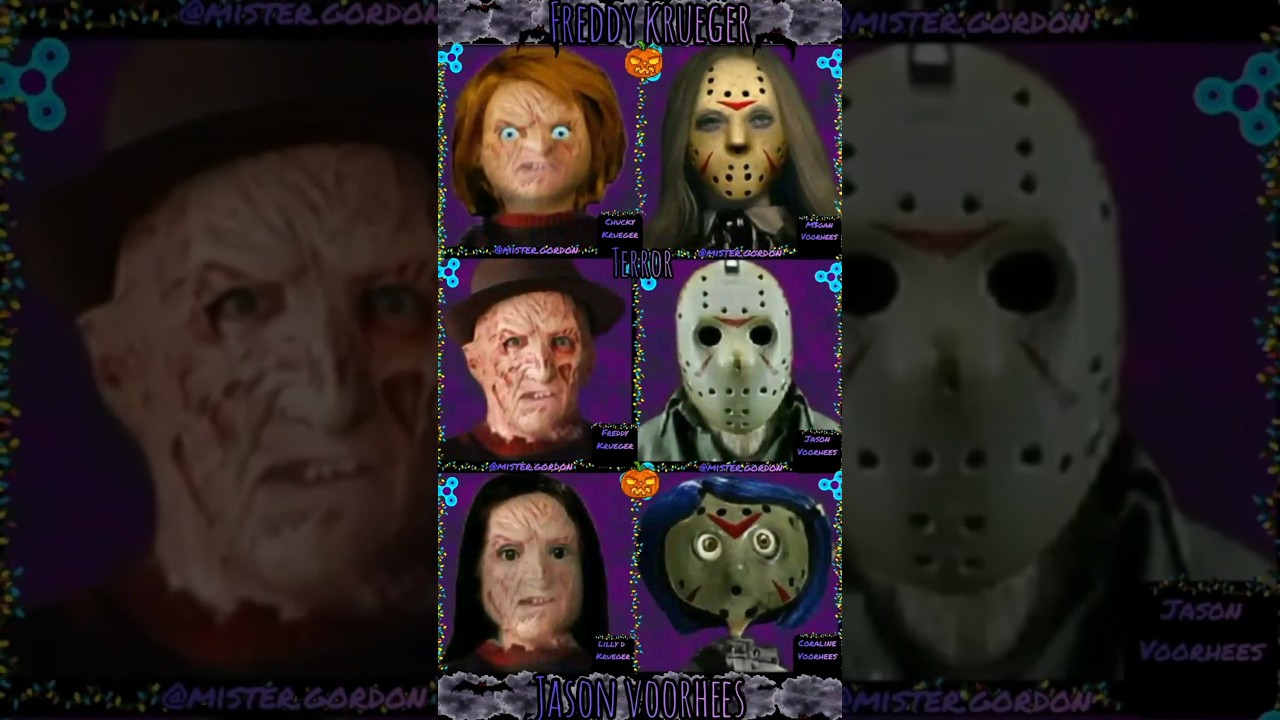 Freddy Krueger Chucky Vs Jason Voorhees M3GAN/TikTok Bad Romance Challenge Terror. 