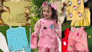 Viral Eid ul adha Trendy Stickers Baby girl Dresses Designs 2026|Baby girl Bakra Eid Dresses Designs screenshot 5