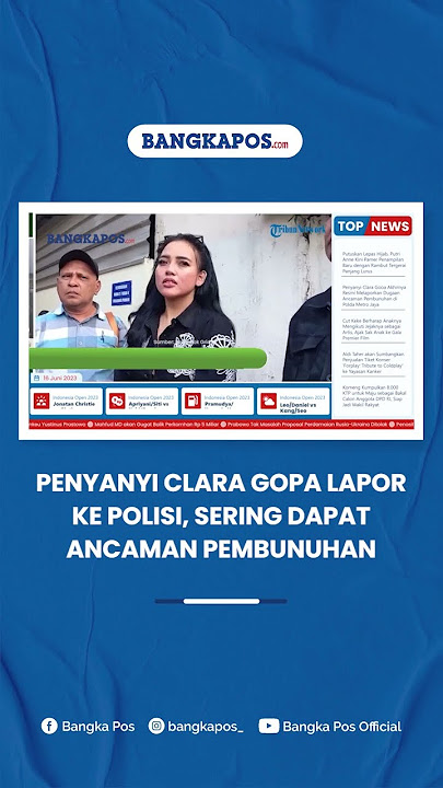 Tak Kuat Sering Dapat Ancaman Pembunuhan, Penyanyi Clara Gopa Akhirnya Lapor ke Polisi