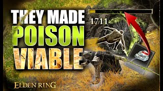 FINALLY a VIABLE Poison Build ! Poison Moth Flight Buff Elden Ring 1.07