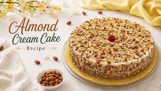 Almond Cream Cake Recipe | Soft, Moist & Delicious Almond Cake screenshot 5