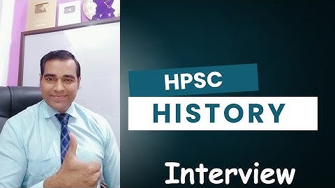 Hpsc History Interview in hindi | Haryana pgt history teacher interview | History teacher interview