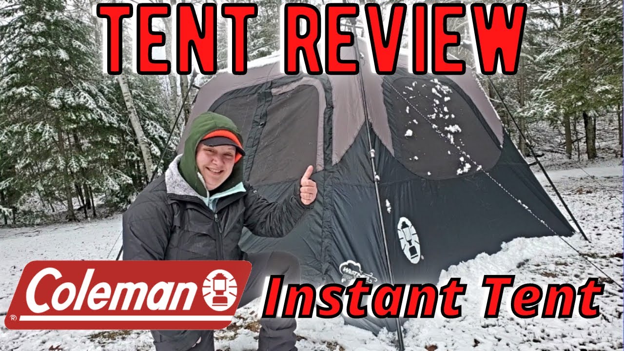 COLEMAN CABIN TENT WITH INSTANT SETUP IN 60 SECONDS - Coleman Instant Tent - Coleman Cabin Tent