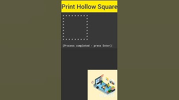 Write a Program to Print Pattern (Hollow Square) in C