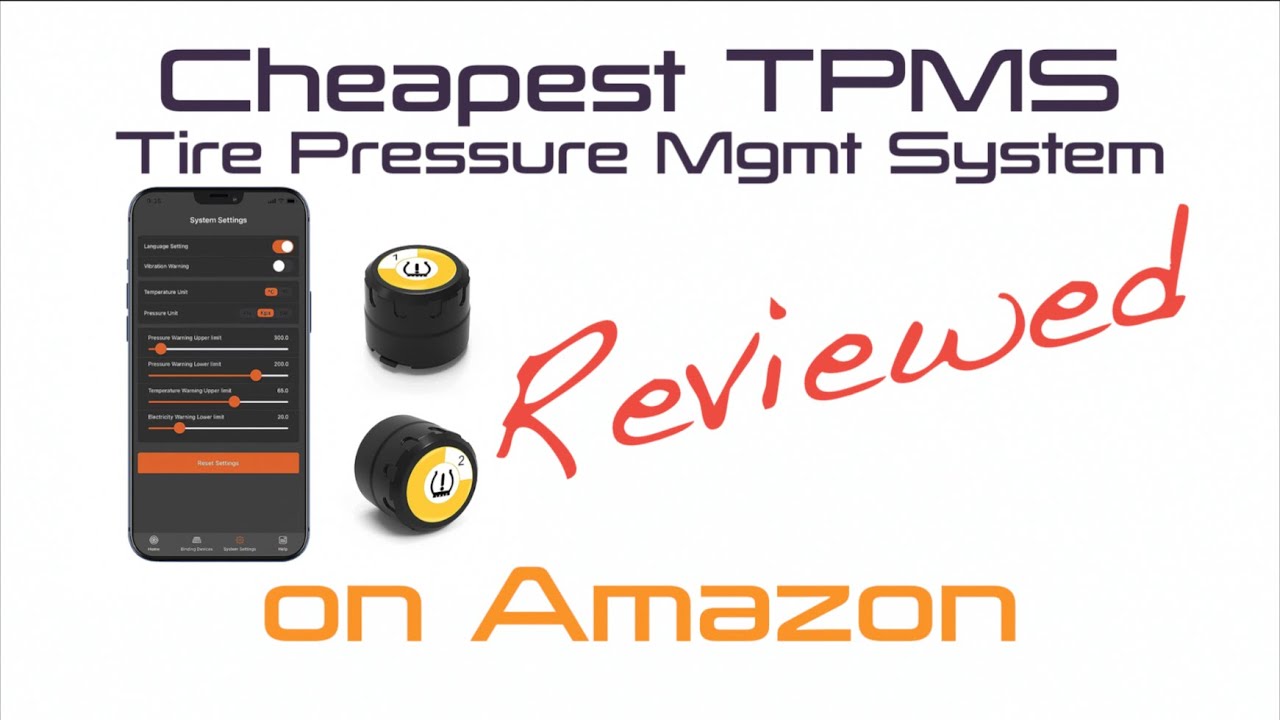 INNOVV TPU 100 Tire Pressure Monitoring System, Mini 2 Cap Tire