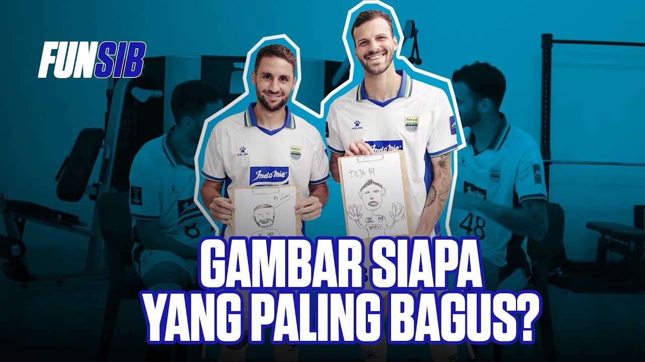 Lucho dan Pato Ditantang Untuk Menggambar Pemain PERSIB | Funsib