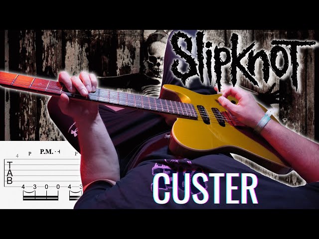 Slipknot – Custer POV Guitar Lesson/Cover | With Screen Tabs class=