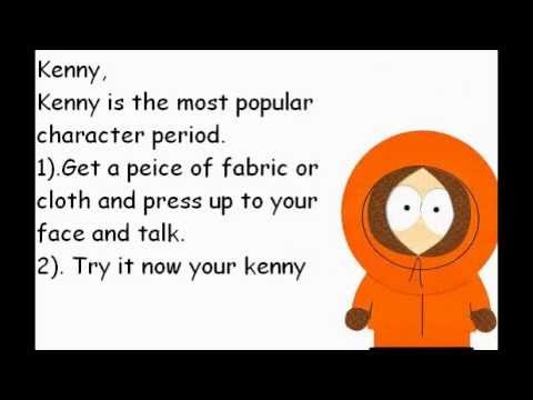 Hoe te klinken als South Park: Tutorial 3