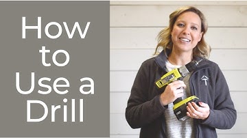 How to use a Drill- A Beginner