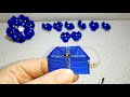 Оригинальные лепестки и цветочек на Новый год готов. Канзаши. Kanzashi.