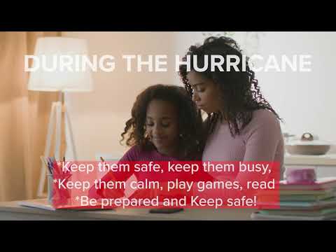 Hurricane Season 2026 Children Keep them safe Keep them calm!!!