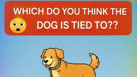99% Fail This Logic Puzzle 🤯 | Which One Is The Dog Tied To?