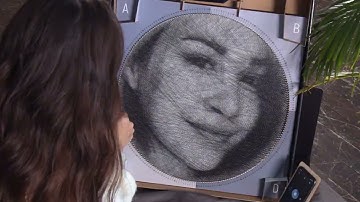 RingString - string art that you will assemble with your own hands based on any of your photos.