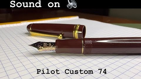 5 mins ASMR of Pilot Custom 74