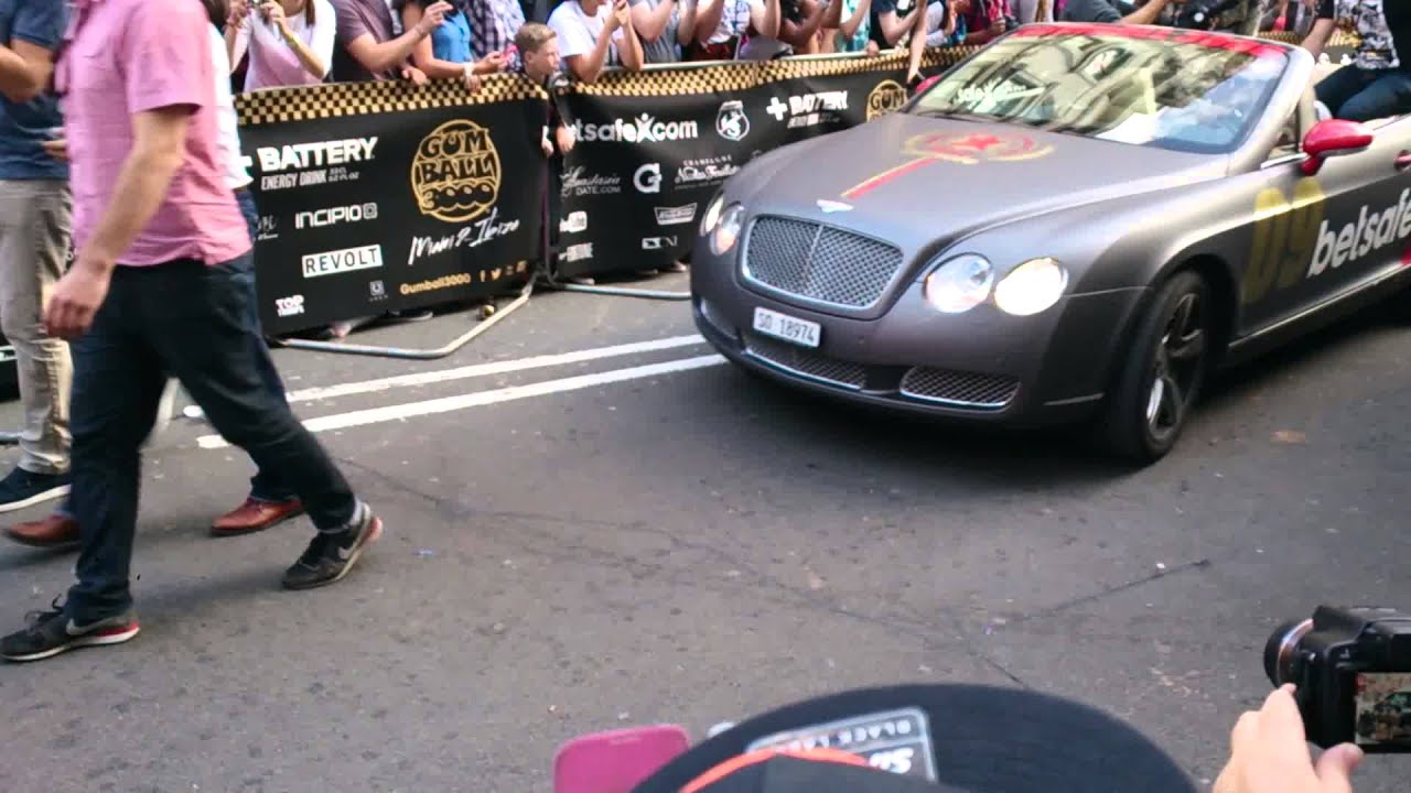 David Hasselhoff in GTR,Xzibit in bentley gumball