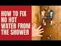 How To Fix No Hot Water From Shower In Under 5 Minutes