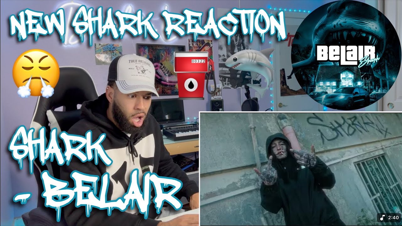 SHARK ISN'T YOUR AVERAGE FEMALE RAPPER! | SHARK - BELAIR (Official Video) [REACTION!!!] 