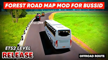 FOREST ROAD MAP MOD For Bus Simulator Indonesia || Bussid V3.7.1 || Offroad Gamers ||