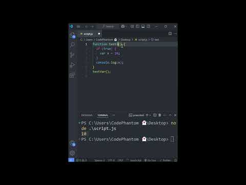 #javascript Tutorial: var, let, and const