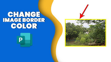 How to change image border color in publisher