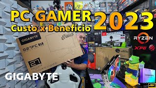 PC Gamer Custo Benefício 2023 com Muita Qualidade 🔥 Ryzen 5600x + RTX 3050 no Gabinete Gamer Ninja