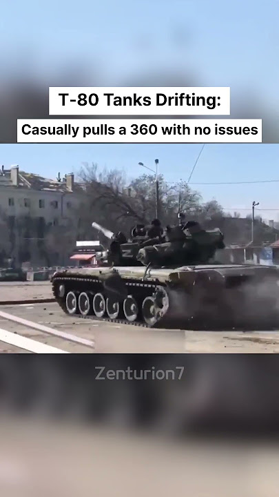 Drifting with Tanks...