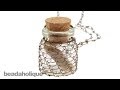 How to Make Wire Netting Around a Bottle