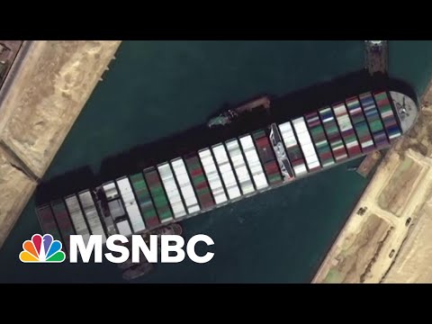 Crews Manage To Move Cargo Ship Stuck in Suez Canal 30 Yards | MSNBC