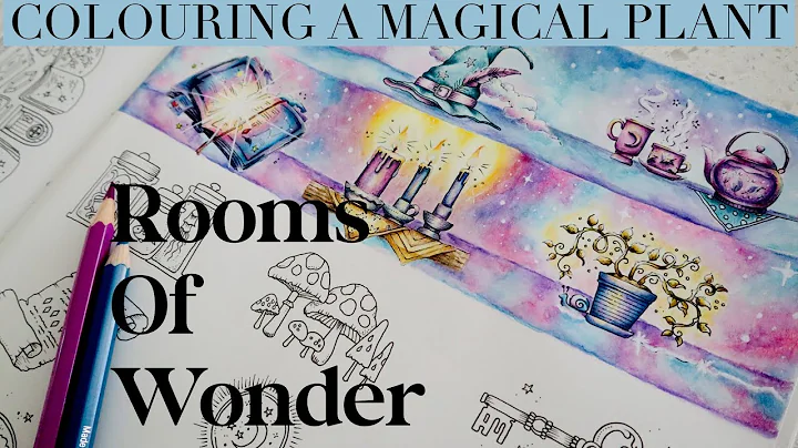 Colouring Magical Plant in Rooms of Wonder | Johan...