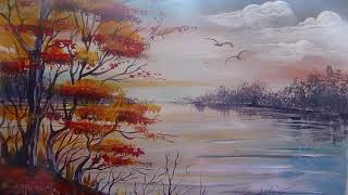 видео: Быстро и просто рисуем осень. картинка: Быстро и просто рисуем осень.