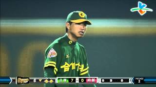 20140604-2 爆米花 合庫vs綺麗 6下 林椲紘這球也穿了過去 綺麗攻佔一三壘