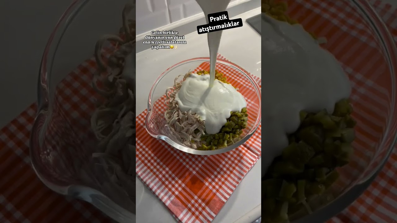 Yine çok lezzetli bir salata #lezzetli #pratiktarifler #yemek #yemektarifleri #atıştırmalıklar Yine çok lezzetli bir salata #lezzetli #pratiktarifler #yemek #yemektarifleri #atıştırmalıklar