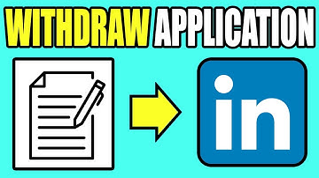 How to Withdraw Application on LinkedIn Tutorial - New Method