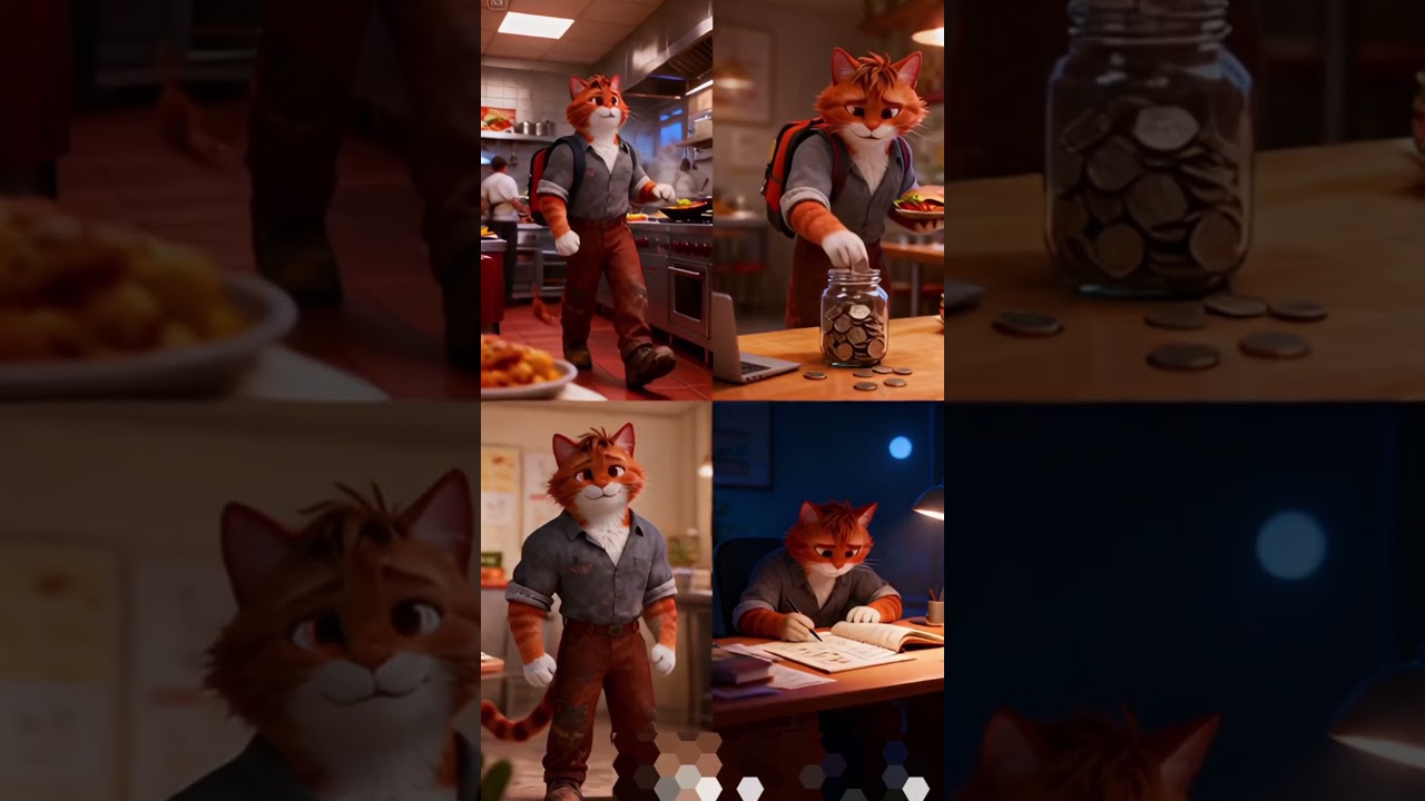 “The Worker Cat’s Epic Love & Revenge Story 🐾❤️”