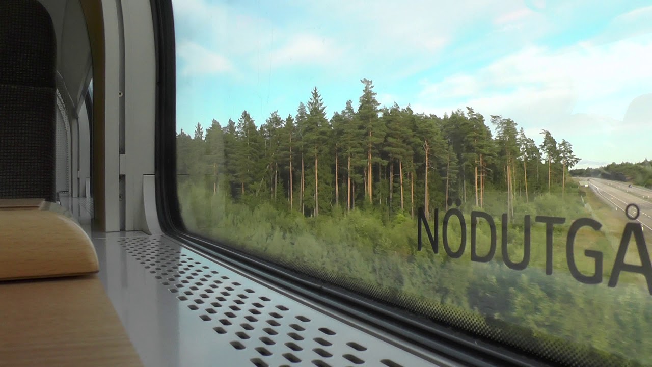 SJ Regional X40 Train journey from Eskilstuna to Stockholm C