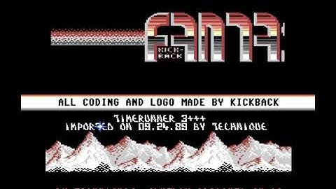 Fantasy Intro - Commodore 64 - C64 - Timerunner - Cracktro NTSC