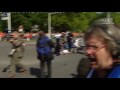 Car hits crowd near Dutch queen's bus