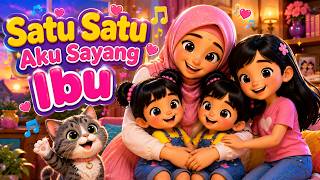 Satu Satu Aku Sayang Ibu 💖 Lagu Anak Indonesia Terpopuler | Animasi Kartun 3D Lucu & Edukasi Anak
