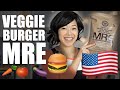 Veggie BURGER MRE - Menu 12 - U.S. Meal-Ready-to-Eat Ration Taste Test