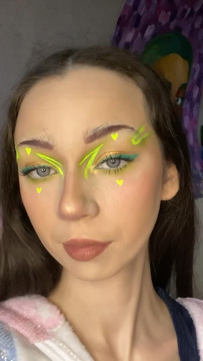 Желто-зеленый макияж💚💛 как когда-то обещала #makeup #макияж # ...