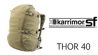 Karrimor SF THOR 40 Features & Functions