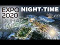 Expo 2020 Dubai Night-Time - UAE - Connecting Minds, Creating the Future