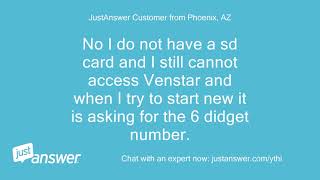 My Venstar says thermostat offline and I cannot get it to