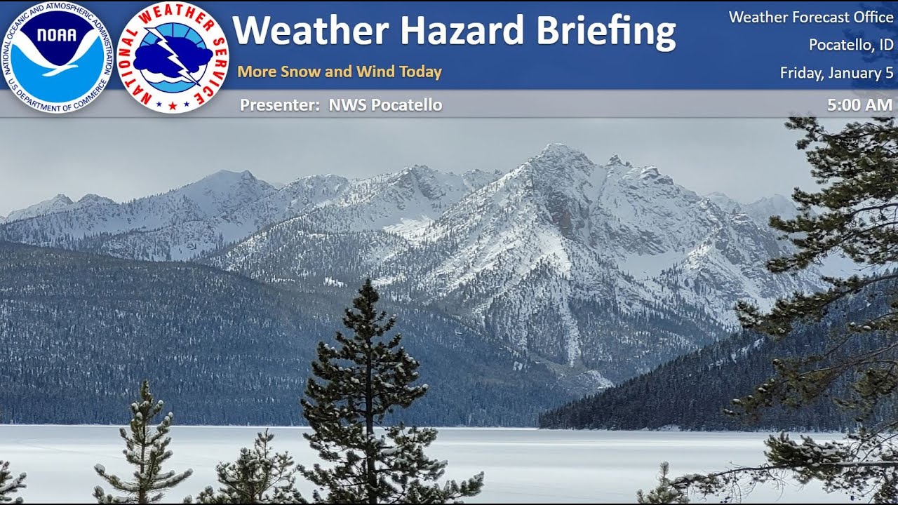 01/05/24 Hazard Briefing - More Snow and Wind Today - YouTube