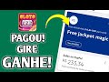 PAGOU  Como GANHAR DINHEIRO na INTERNET Girando e Jogando - Free Jackpot Magic