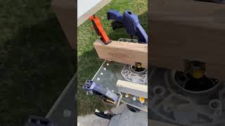 Impromptu router table #woodworking #carpentry #carpenter #indianapoliscarpenter