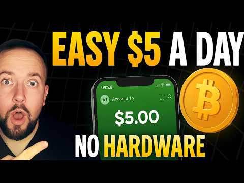 $5 a Day in Bitcoin Mining – No Hardware Needed ( BEST APP )